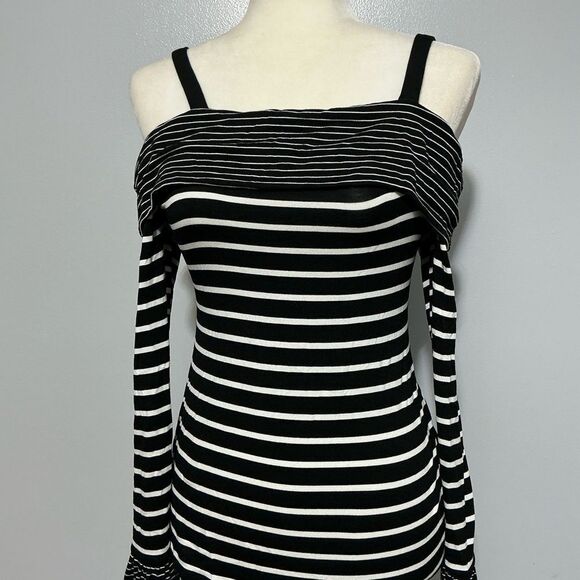 White House Black Market Striped Top adjustable straps size XS - Picture 2 of 7